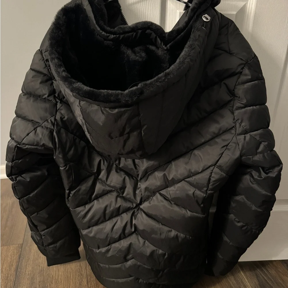 Nautica coat water resistant removable hood XXL black - Picture 2 of 7